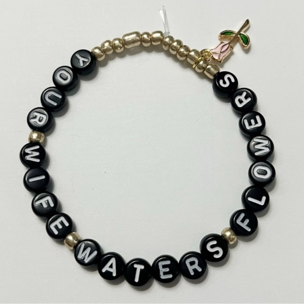 Taylor Swift Eras Tour Friendship Bracelet Your Wife Waters Flowers Fortnight
